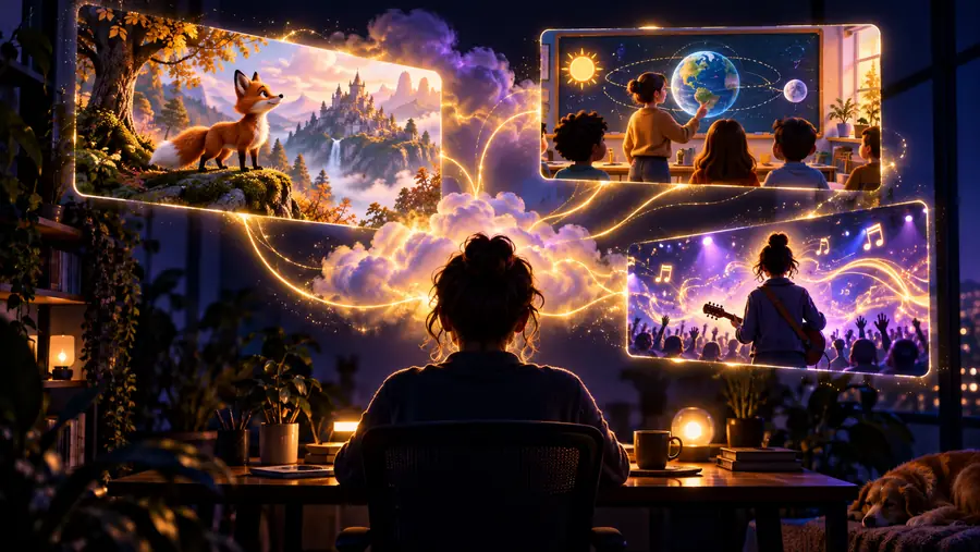 Open-ended online video concept