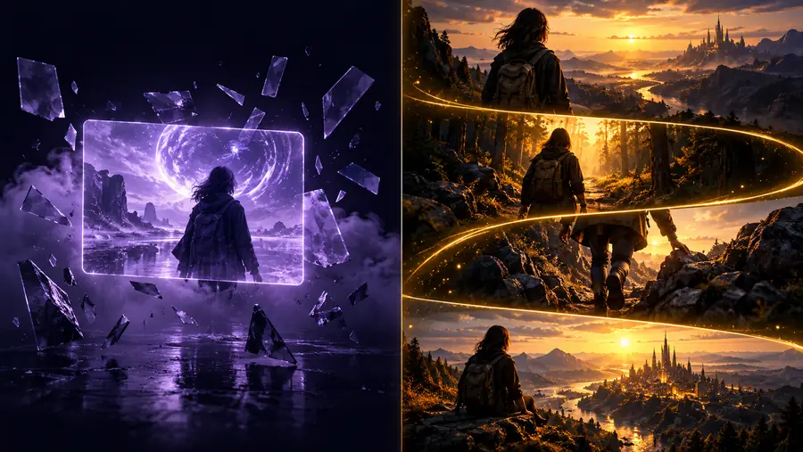 Initial AI video comparison concept